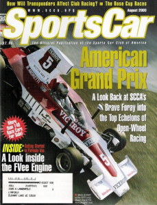 SPORTS CAR 2000 AUG - FVEE ENGINE, ROSE CUP RACES, ANDRETTI ON THE COVER